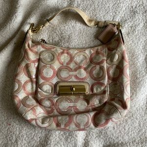 Coach Kristin Op Art Sequin Hobo bag
